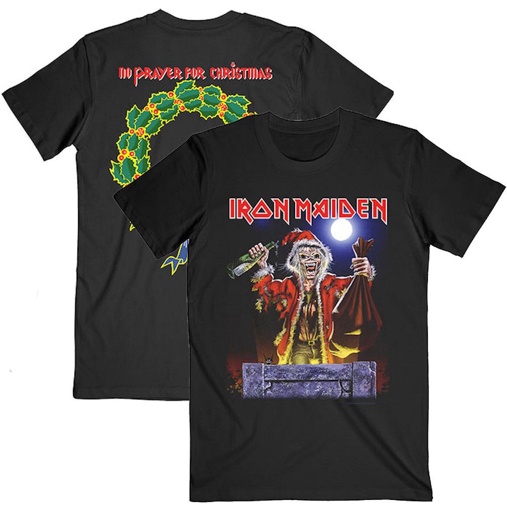 IRON MAIDEN アイアンメイデン (結成 50周年 ) - 【クリスマス限定】No Prayer For Christmas / バックプリントあり / Tシャツ / メンズ - PGS